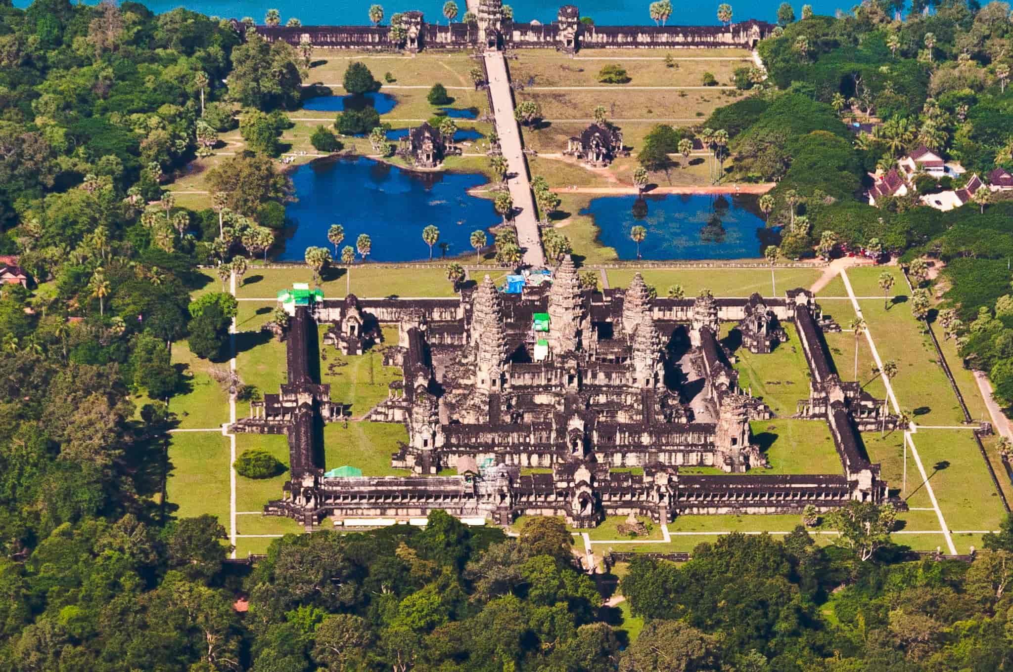 Angkor Wat temple complex, symbol of ancient wonders Southeast Asia
